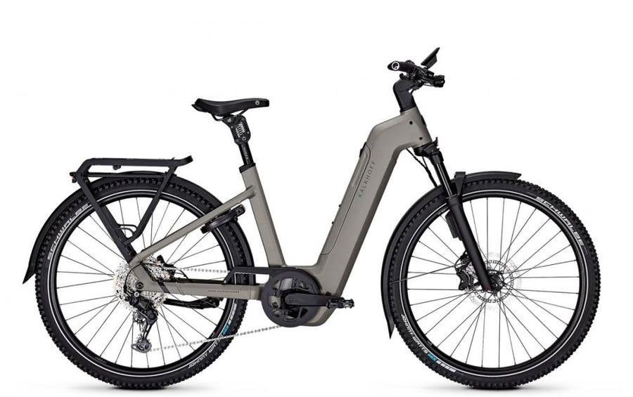 Kalkhoff ENTICE 5+ EXCITE ABS 29 Zoll Allroad-E-Bike, moonstonegrey matt, mit Bosch CX Motor.