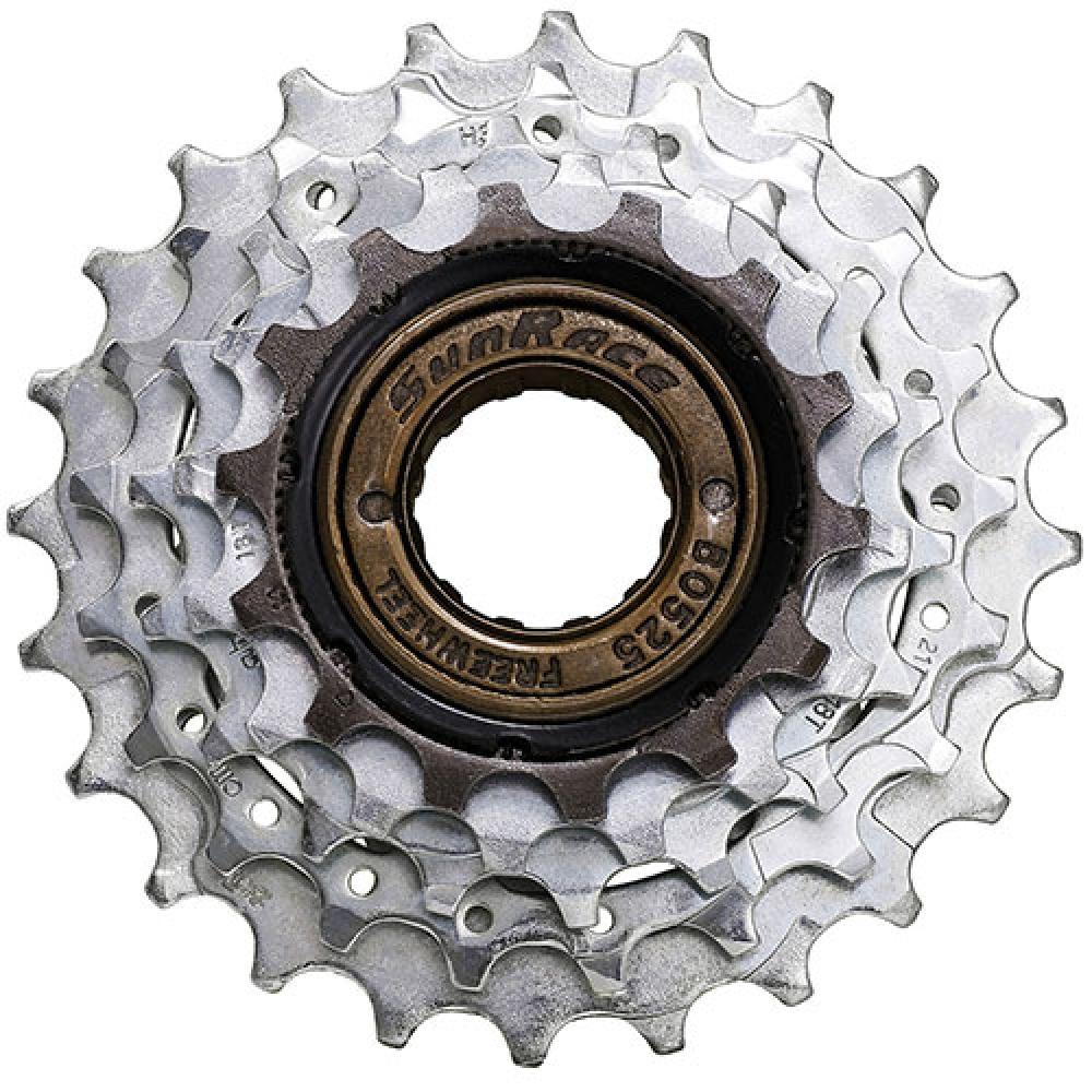 SunRace MFR2A 6-fach Freilaufkranz 14-24 Zähne Schraubkranz mit Fluid Drive