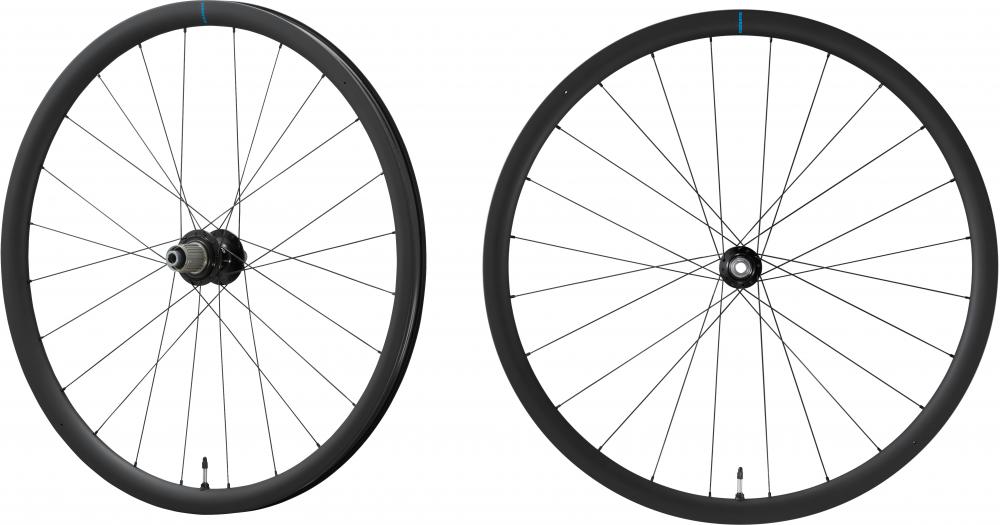 SHIMANO Laufradsatz GRX WH-RX880 700C HG Laufradsatz 24 Loch Center-Lock 100x12 mm