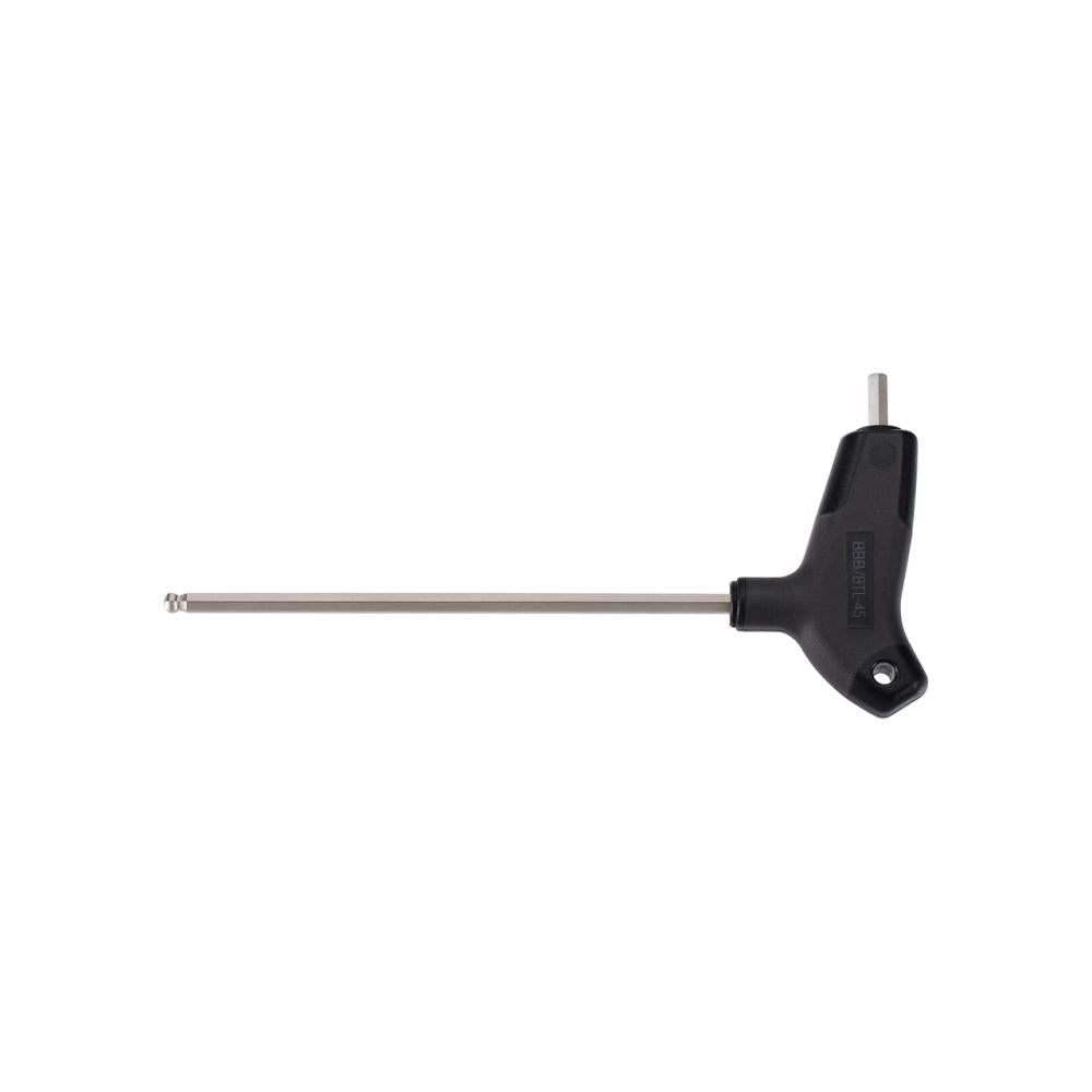 BBB Cycling BBB Innensechskantschluessel Hex-T 5mm schwarz/silber 5 mm schwarz - ergonomischer T-Griff für präzises Schrauben