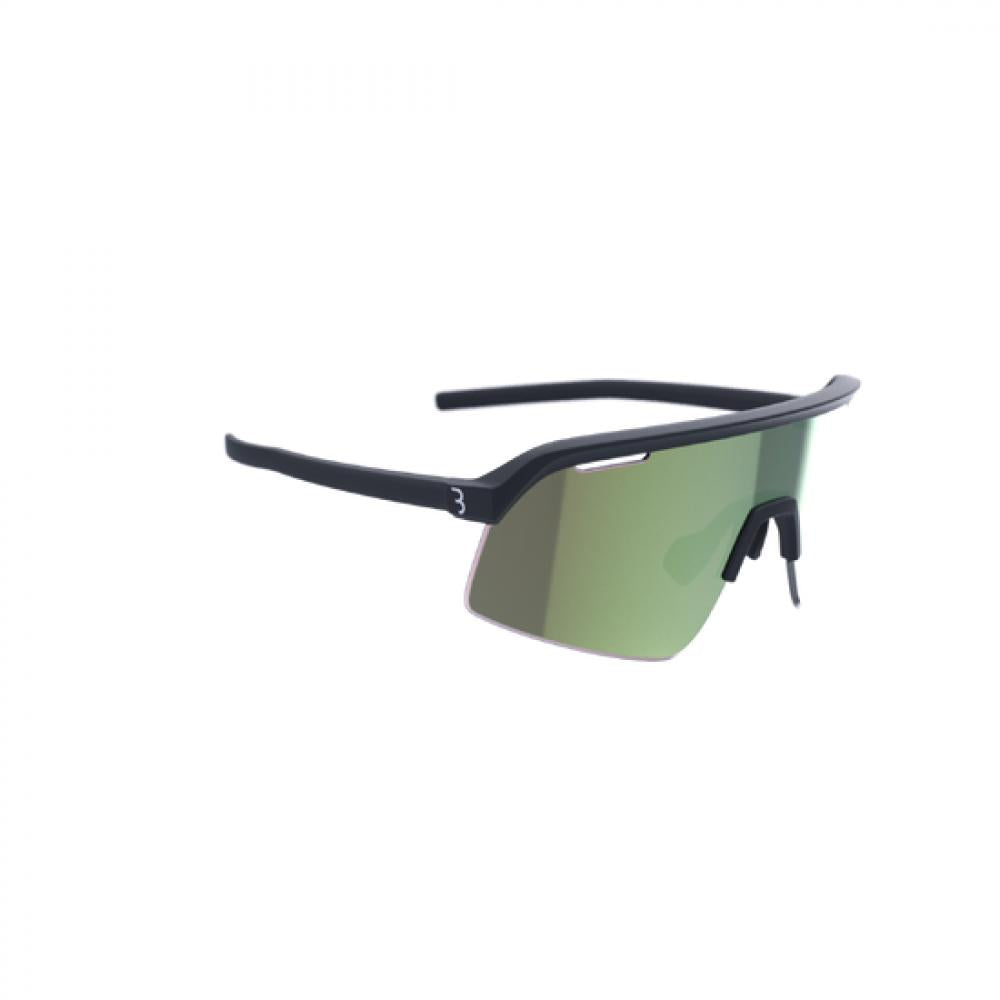 BBB Cycling Sportbrille Valor FLUX GREEN matt Einheitsgröße matt - klare Sicht für sportliche Einsätze