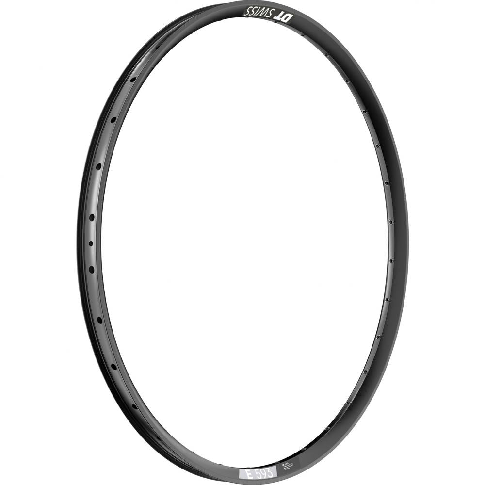 DT Swiss Felge E 593 29" 32 Loch Schwarz - robuste Enduro-Felge mit 30 mm Innenbreite - Felgen 29 Zoll