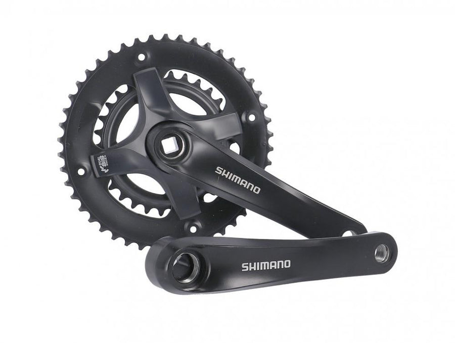 Shimano FC-TY501-2 Kurbelgarnitur 2-fach 46/30 Zähne 175 mm - zuverlässige Trekking- und City-Performance
