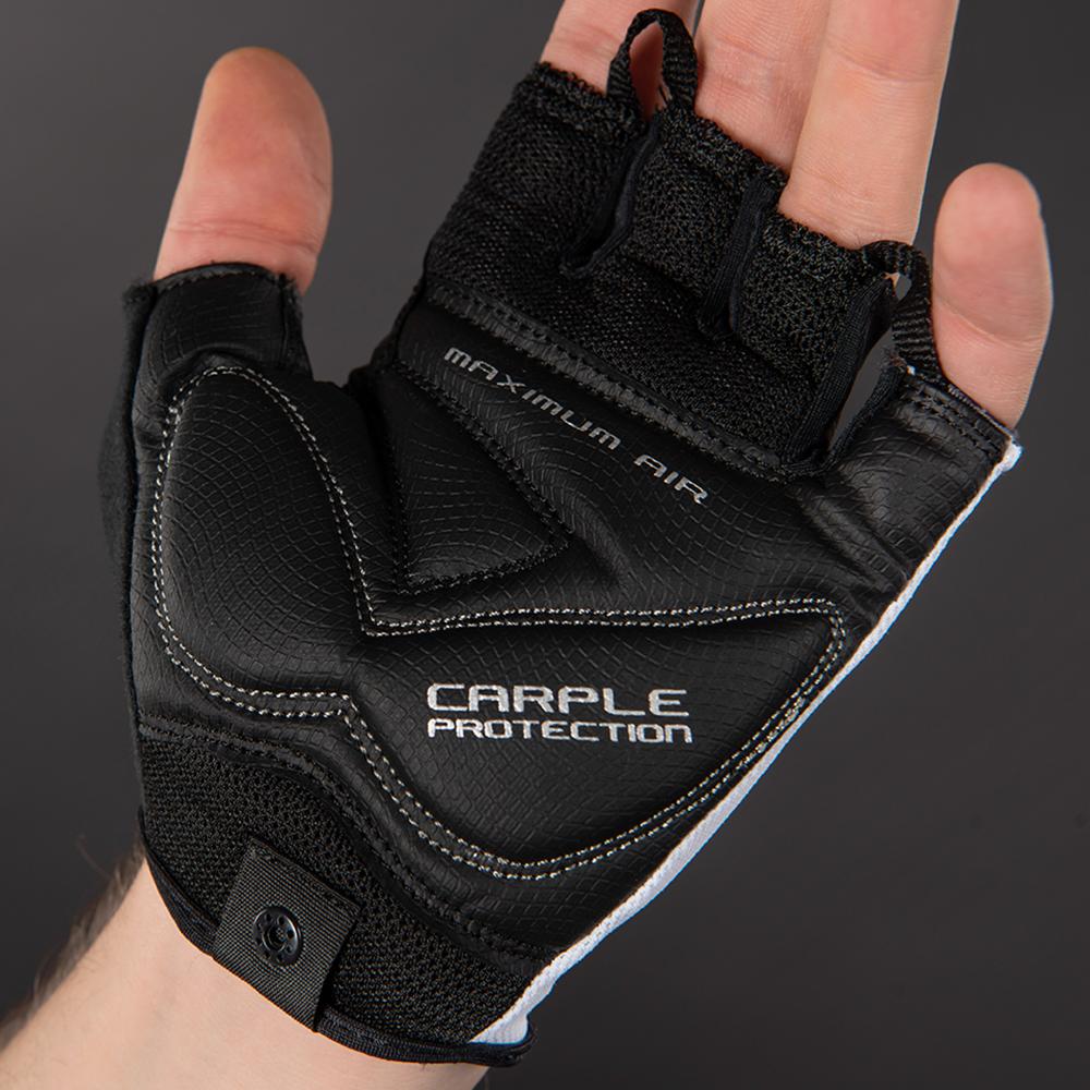 CHIBA Cool Air - Radhandschuhe XS weiß, atmungsaktiv mit Gelpolsterung