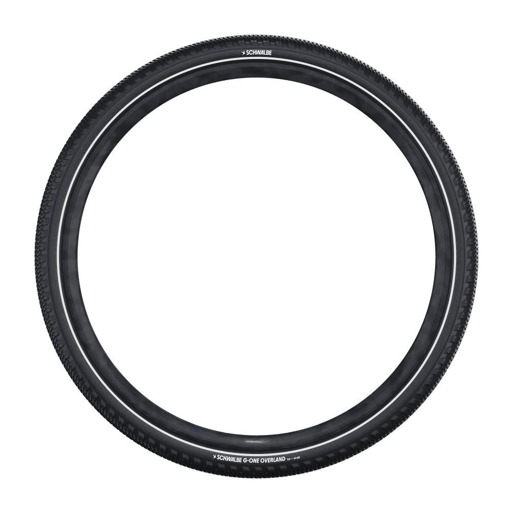 Schwalbe G-ONE OVERLAND Performance Faltreifen 40 Schwarz/Reflex für Gravel & Tour.