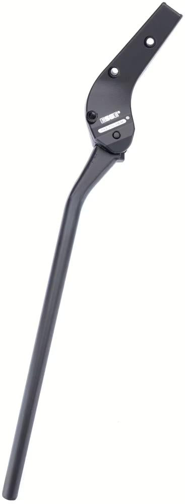 PLETSCHER Hinterbauständer Multi 26 Zoll schwarz - Aluminium-Druckguss, universal passend für alle Hinterbauten, stabile Schiebe- und Gegenlaschenbefestigung, max. 25 kg Belastung
