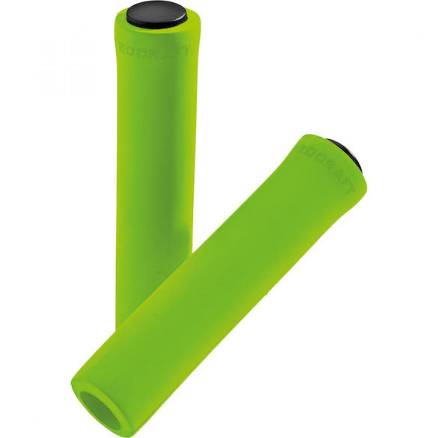 Procraft PRC SG1 Lenkergriffe 130 mm Grün - Medizinisches Silikon ohne Lockringe