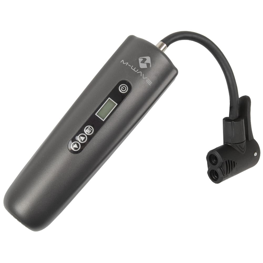 M-Wave Elumatik USB 2 Elektrische Akku-Minipumpe 10,3 bar, digital, AV/DV/FV, inkl. Adapter & Box