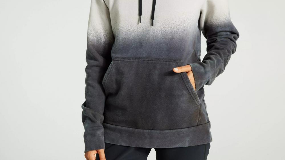 LEGACY SPRAY PULL-OVER HOODIE WMN DOVGRY M - Damen Kapuzenpullover Grau