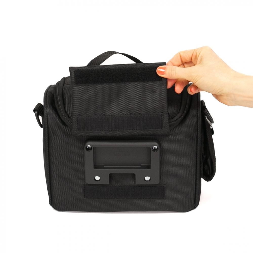Haberland Lenkertasche 5l Siebensachen schwarz - praktische Lenkertasche mit KLICKfix