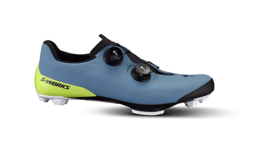 Specialized S-Works Recon MTB Schuh Grau/Blau Größe 38 - Premium XC- und Gravel-Schuh