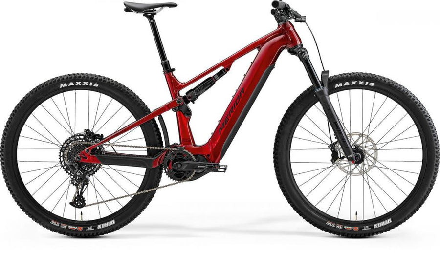 Merida eONE-FORTY 675 IV1 erdbeer-rot/schwarz S (40.5) - modernes E-MTB für Trail-Abenteuer