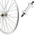 Roland Vorderrad 28\" silber, Schürmann Kastenfelge 19-622 Aluminium, Alunabe, geeignet für Felgenbremsen, ideal für Citybikes