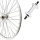 Roland Vorderrad 28\" silber, Schürmann Kastenfelge 19-622 Aluminium, Alunabe, geeignet für Felgenbremsen, ideal für Citybikes
