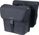 BASIL Go Double MIK 2.0 Doppeltasche 32 Liter - 900D Polyester, Kordelverschluss, Reflexion, vormontierte MIK 2.0 Adapterplatte