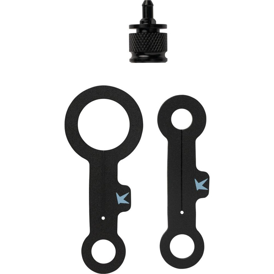 Schwalbe Clik Valve Tech Pumpenkopf SCV Adapter, für Kompressor-Luftpistole, Klickanschluss