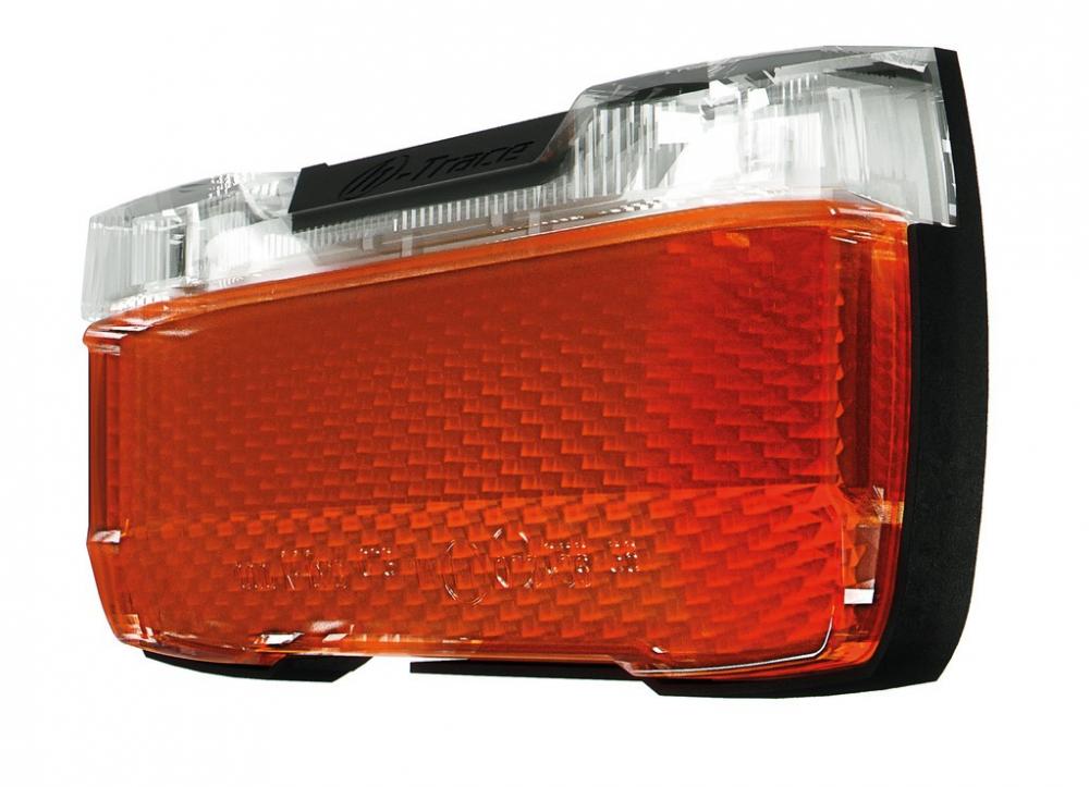 Herrmans H-Trace Dynamo Gepäckträgerrücklicht orange 50mm StVZO