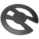 Asista KlickFix Unidisc Kettenschutzscheibe - Universal Kettenblattschutz bis 48 Zähne - Kettenblatt - Ø 210 mm glasfaserverstärkter Adaptersockel bruchfest schwarz