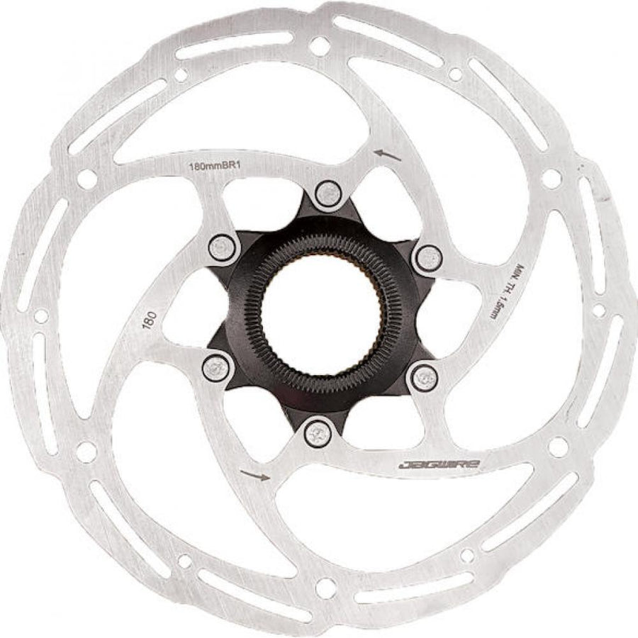 Jagwire Bremsscheibe Basics BR1 Centerlock 160 mm Silber - zuverlässige Bremsleistung