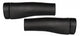 Herrmans Lenkergriffe Clik 123mm, Ø 22mm, schwarz, Paar