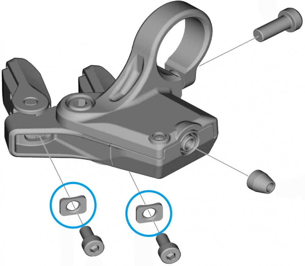 SHIMANO Unterlegscheibe SW-M8150 Unterlegscheibe - für SW-M8150 Schalthebel
