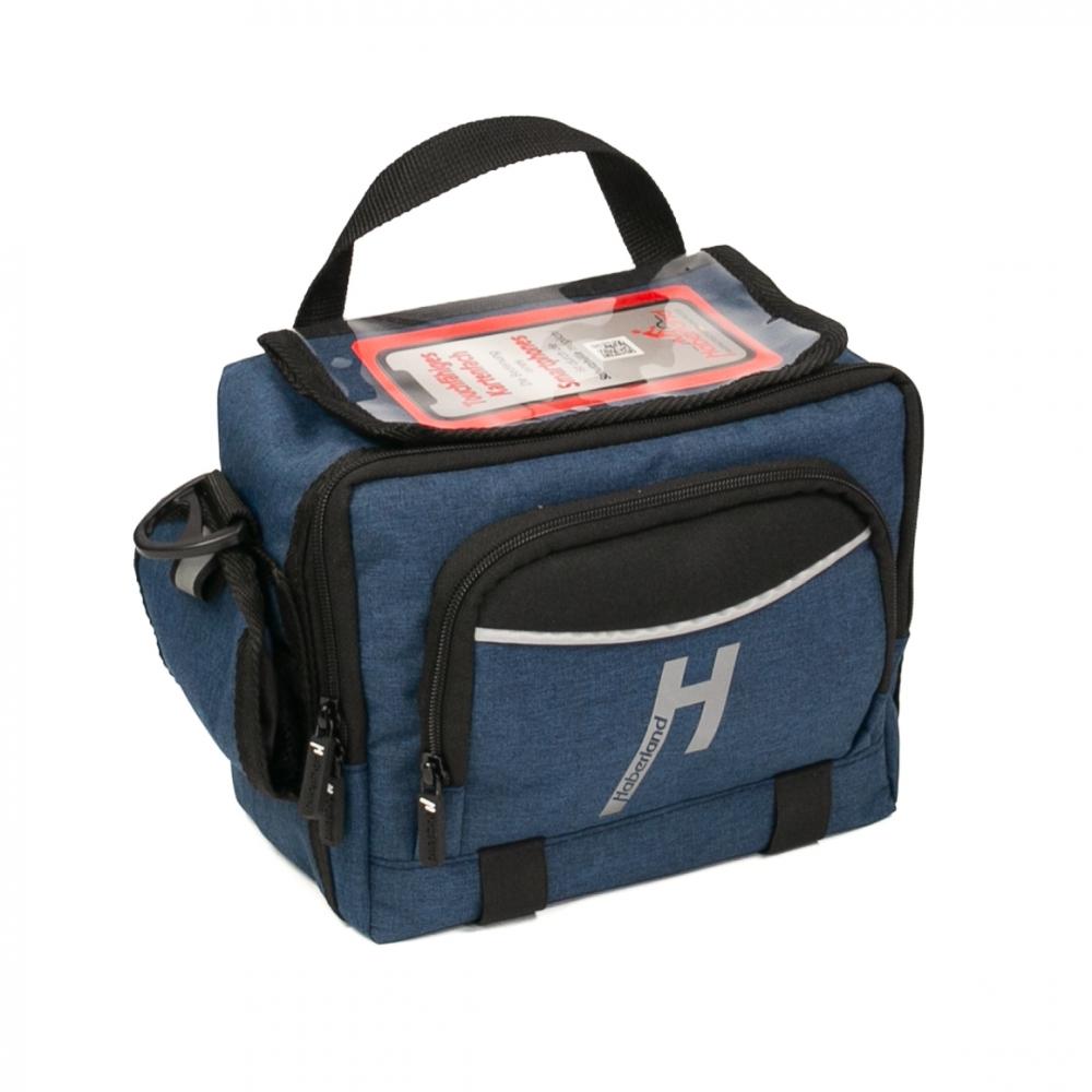 Haberland Lenkertasche 6l Bottle blau - praktische E-Bike-Lenkertasche mit KLICKfix