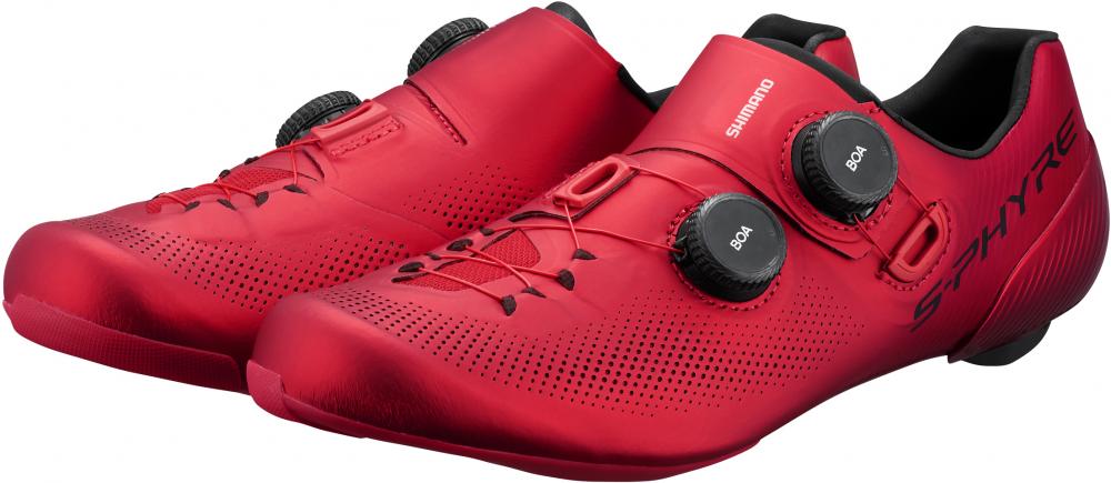 SHIMANO Fahrradschuhe RC903 - Road SPD-SL, Größe 45, Rot