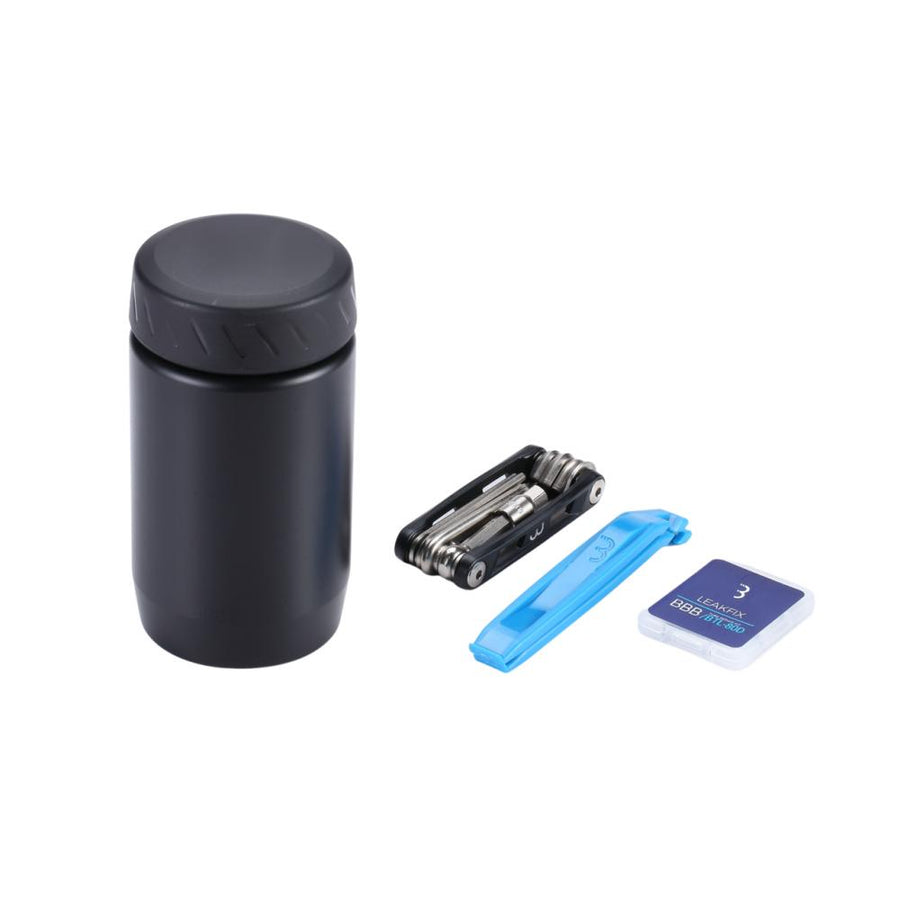 BBB Cycling BBB Set Combi Set Tools & Tubes S schwarz - komplettes Pannen-Notfallset