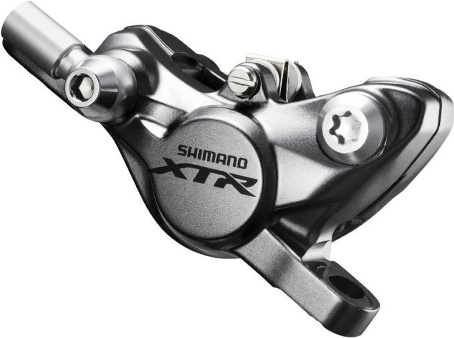 SHIMANO Bremssattel XTR BR-M9000 2-Kolben Postmount - hydraulischer Scheibenbrems-Sattel für MTB