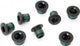SRAM Kettenblattschrauben Set 4x2 Stück Aluminium/Stahl schwarz - Hochwertige Kettenblatt Befestigung - Kettenblattschraubenkit