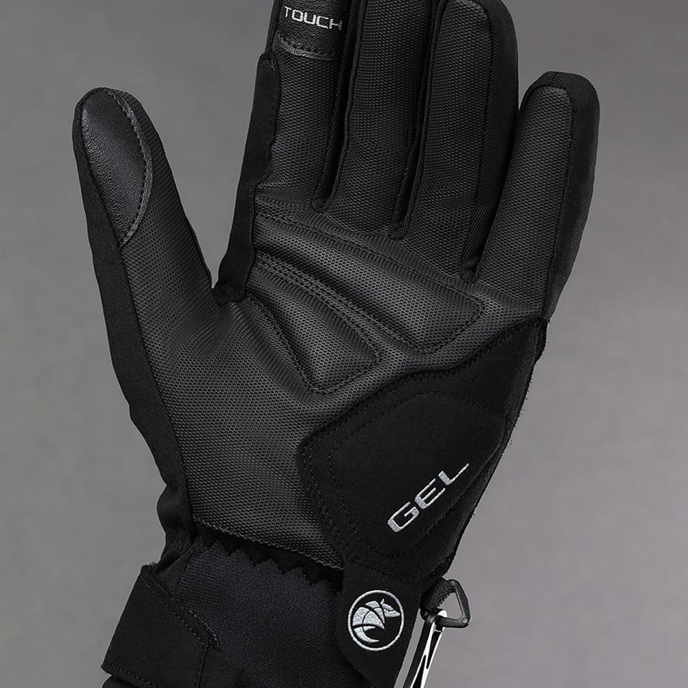 CHIBA Dry Star - wasserdichte Winter-Radhandschuhe, schwarz, Größe M