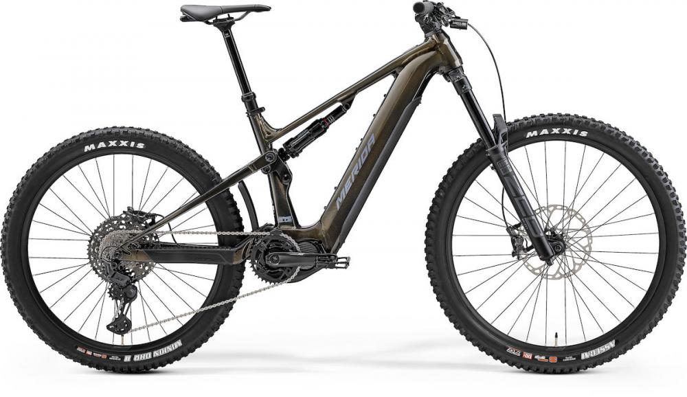 Merida eONE-SIXTY 875 IV1 gold/grau M (43) - kraftvolles E-Mountainbike der aktuellen Generation
