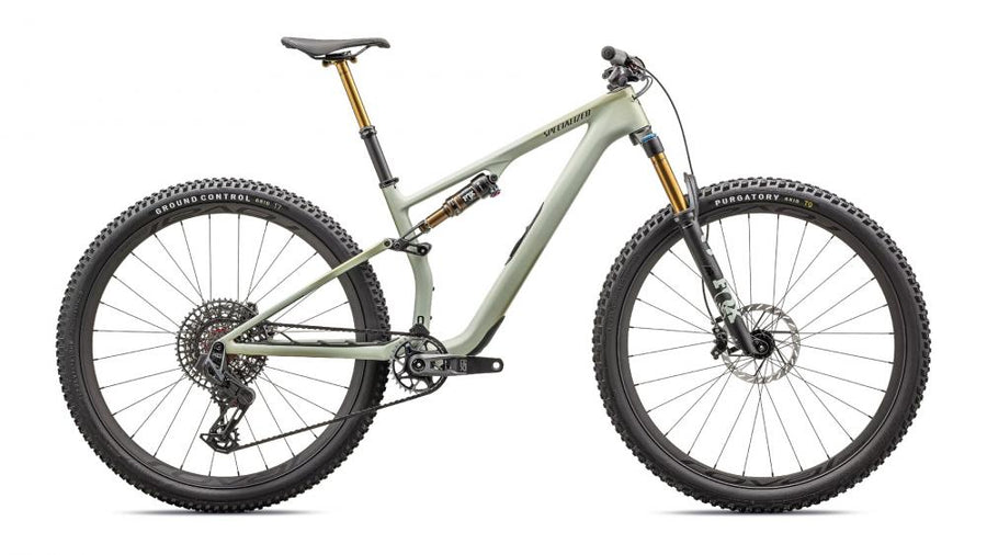 SPECIALIZED EPIC 8 PRO EVO - MTB Fully Carbon Größe S Fast Green/Spring/Metallic Spring - Mountainbike