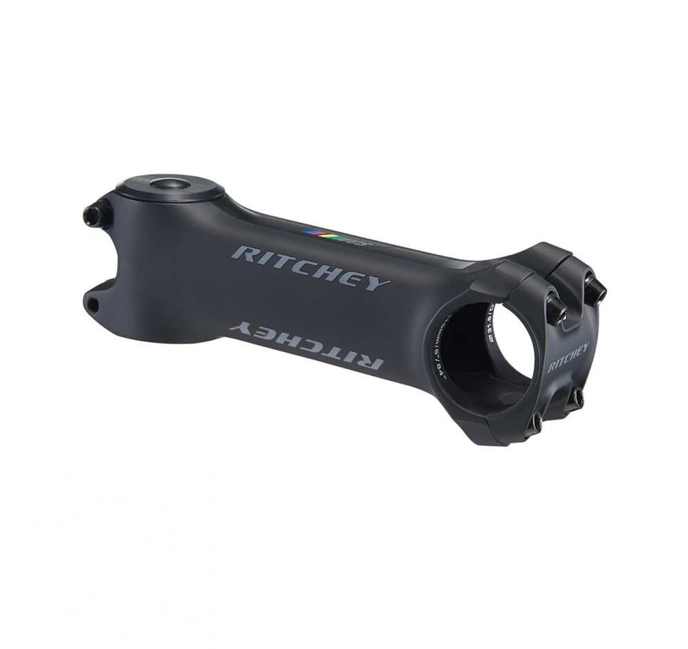 Schwarzer Ritchey WCS Toyon Vorbau 31,8mm, 120mm, 6°, aus 3D-Aluminium, leicht & steif für Rennräder.