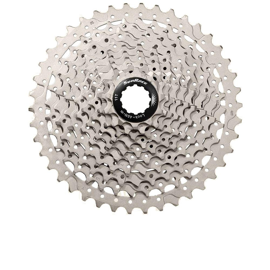 SunRace CSMS2 Kassette 10-fach 11-51T Abstufung - Metallic MTB-Zahnkranz