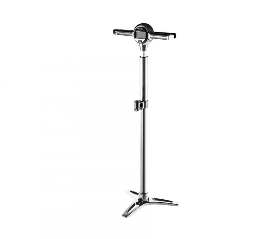 Crankbrothers Klic Standpumpe digitales Manometer silber