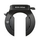 Axa Atlas Rahmenschloss 58 mm Schwarz - Hochsicherheits-Fahrradschloss mit Stahlbügel (direct mount )