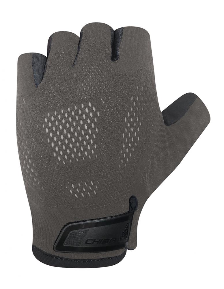CHIBA Gel Evolution - Radhandschuhe dunkelgrau M mit Gelpolster und Belüftung