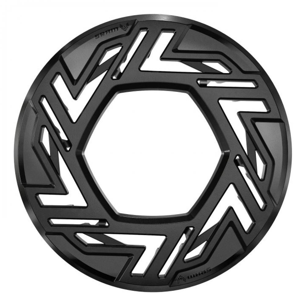 Schwarzes SRAM Eagle T-Type E-MTB Kettenblatt, robustes Schaltkit für E-Bike Performance.