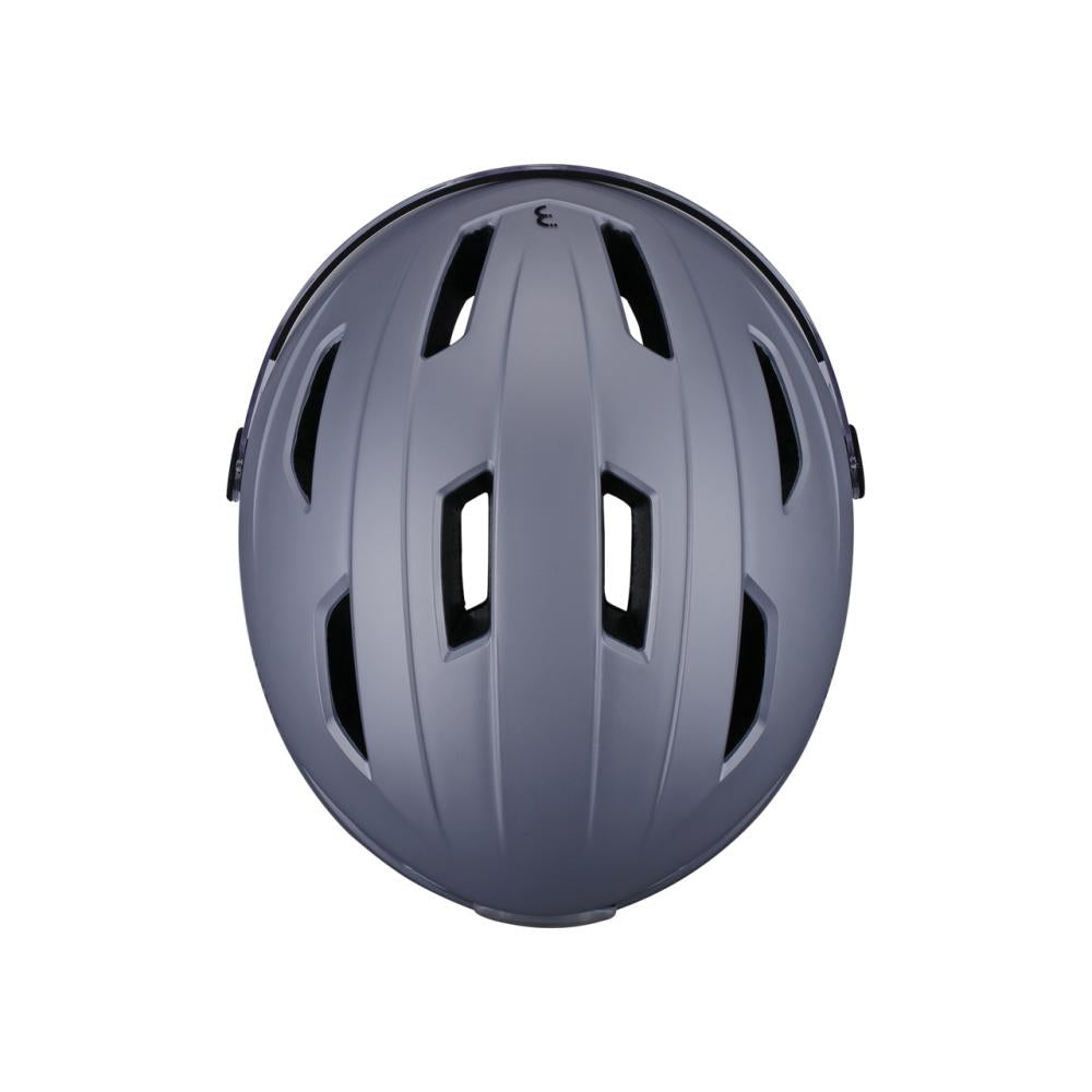 BBB Cycling Helm Move Faceshield L matt grau - sicherer E-Bike- & Speed-Pedelec-Helm