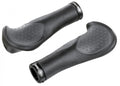 Ergotec Lenkergriffe Frisco AKS-08/2 140mm, ergonomisch, schwarz-grau, mit strukturierter, rutschfester Oberfläche.