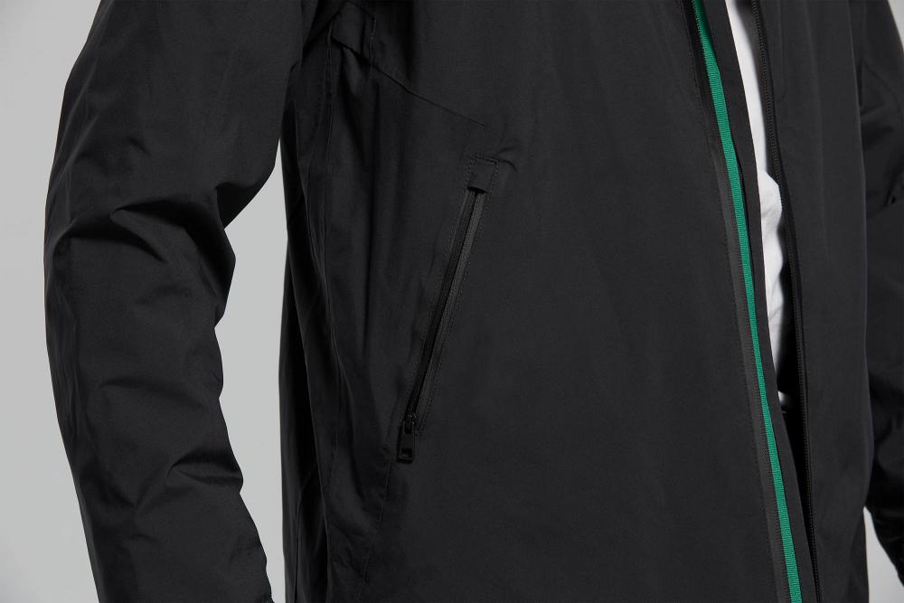 Basil Skane Herren Regenjacke schwarz L - atmungsaktiv & wasserdicht (10.000 WP/MVP)