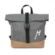 Haberland Lenker-Bike-Rucksack Keep Rollin' grau - flexible Lenkertasche & Rucksack in moderner Ausführung