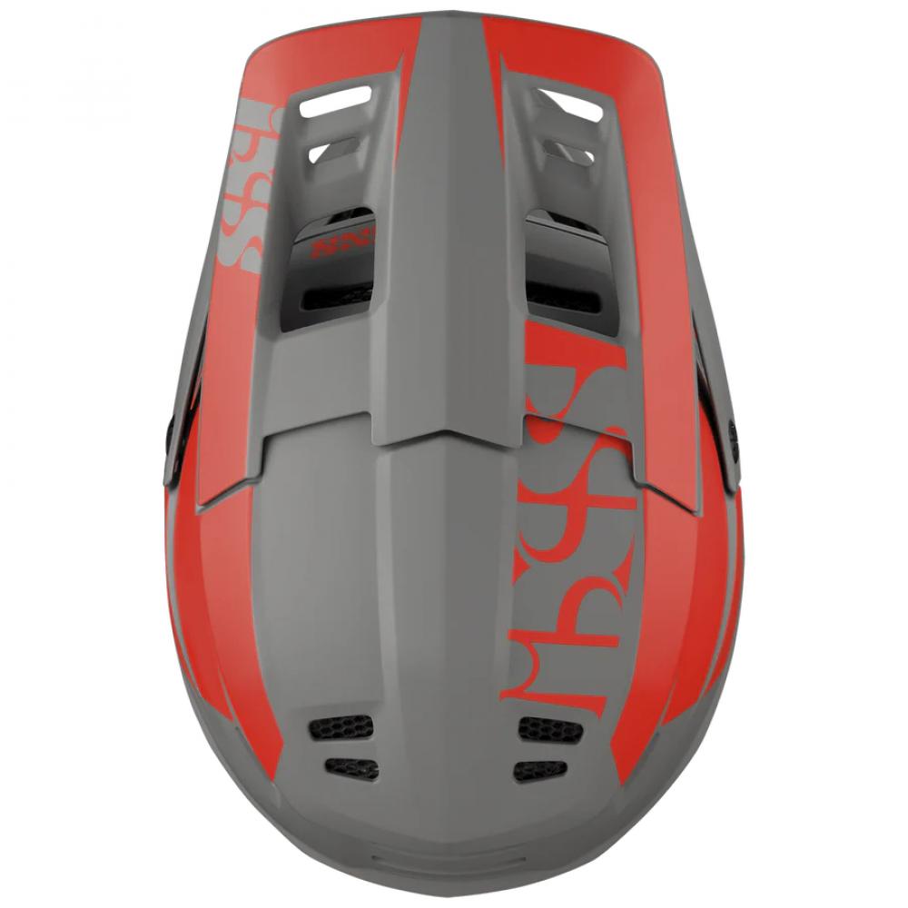 IXS Sports Division iXS XACT Evo helmet S/M Red-Graphite - Fullface-Helm mit Top-Schutz
