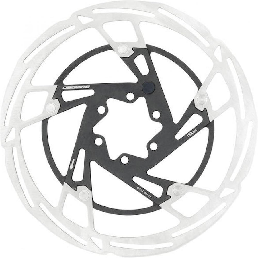 Jagwire Bremsscheibe Pro LR2-E 6-Loch 220 mm Silber - leise, stark, eBike-tauglich