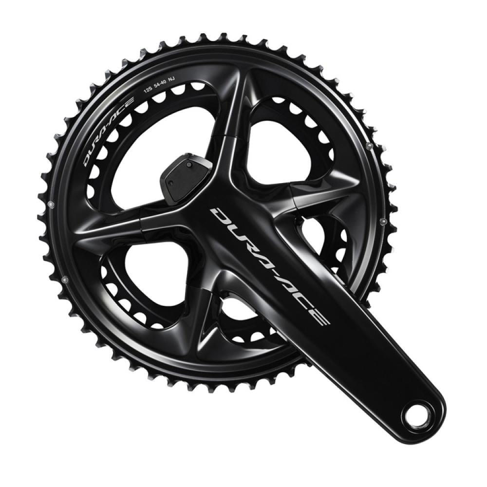 Shimano Dura-Ace FC-R9200-P Powermeter Kurbelgarnitur 2x12-fach 175 Millimeter 54-40 Zähne schwarz - HOLLOWTECH II