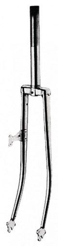 Sportradgabel 26" chrom 1" 230mm/70mm