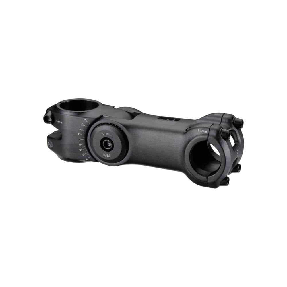 BBB Cycling BBB Vorbau einstellbar High Six 25 schwarz - flexibel einstellbarer Fahrradvorbau