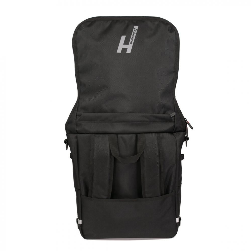 Haberland Bike-Rucksack Sporty schwarz/reflex - vielseitiger Fahrradrucksack mit Regenschutz