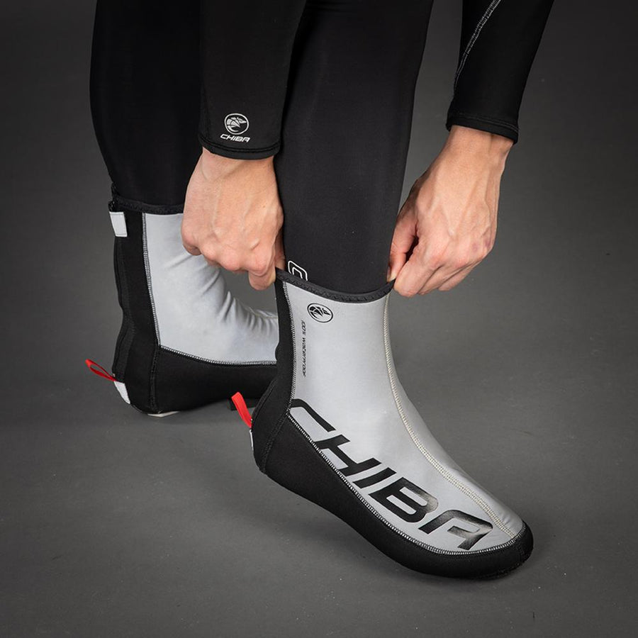 CHIBA Thermo Neopren Überschuh - wasserdicht, winddicht, atmungsaktiv, Größe L, schwarz